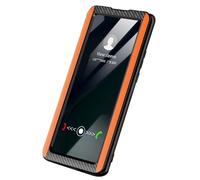 Hülle Für iPhone 16 Pro Max/16 Pro/16 Plus/16, Intelligenter Schlaf View Fenster Flip Leder Handyhüllen Kabellos Laden Ganzkörper Schutzhülle,Orange,16 Plus