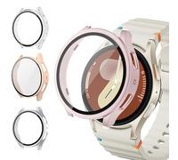 Hülle für Samsung Galaxy Watch 5/4/FE Schutzhülle 40mm,3 Stück Hartes PC Mattiertes Case Gehärteter Film für Samsung Galaxy Watch 5/4/FE Hülle 40mm Damen Herren,Galaxys 5/4/FE Zubehör