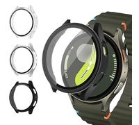 Hülle für Samsung Galaxy Watch 5/4/FE Schutzhülle 40mm,3 Stück Hartes PC Mattiertes Case Gehärteter Film für Samsung Galaxy Watch 5/4/FE Hülle 40mm Damen Herren,Galaxys 5/4/FE Zubehör