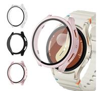 Hülle für Samsung Galaxy Watch 6 Schutzhülle 40mm,3 Stück Hartes PC Mattiertes Case Gehärteter Film für Samsung Galaxy Watch 6 Hülle 40mm Damen Herren,Galaxy Watch 6 Zubehör,Smartwatch 6 Schutzhülle