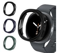 Hülle für Samsung Galaxy Watch 8 Schutzhülle 42mm,3 Stück Hartes PC Mattiertes Case Gehärteter Film für Samsung Galaxy Watch 8 Hülle 42mm Damen Herren,Galaxy Watch 8 Zubehör,Smartwatch 8 Schutzhülle