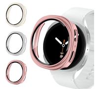 Hülle für Samsung Galaxy Watch 8 Schutzhülle 46mm,3 Stück Hartes PC Mattiertes Case Gehärteter Film für Samsung Galaxy Watch 8 Hülle 46mm Damen Herren,Galaxy Watch 8 Zubehör,Smartwatch 8 Schutzhülle
