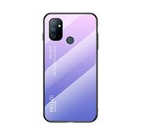 Hülle® Gradient Color Anti-Scratches Glass Case Compatible for OnePlus Nord N100 (2)