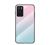 Hülle® Gradient Color Anti-Scratches Glass Case Compatible for Oppo A16/Oppo A53s 5G/Oppo A55 5G (1)
