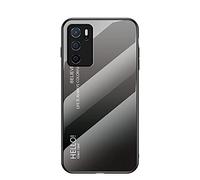 Hülle® Gradient Color Anti-Scratches Glass Case Compatible for Oppo A16/Oppo A53s 5G/Oppo A55 5G (3)
