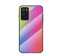 Hülle® Gradient Color Anti-Scratches Glass Case Compatible for Oppo A16/Oppo A53s 5G/Oppo A55 5G (4)