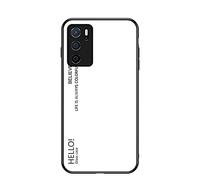 Hülle® Gradient Color Anti-Scratches Glass Case Compatible for Oppo A16/Oppo A53s 5G/Oppo A55 5G (9)