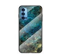 Hülle® Gradient Color Anti-Scratches Glass Case Compatible for OPPO Reno4 Pro 5G (4)