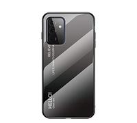 Hülle® Gradient Color Anti-Scratches Glass Case Compatible for Samsung Galaxy A72 5G (3)