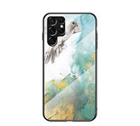 Hülle® Gradient Color Anti-Scratches Glass Case Compatible for Samsung Galaxy S22 Ultra 5G (2)