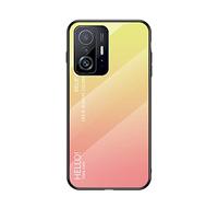 Hülle® Gradient Color Anti-Scratches Glass Case Compatible for Xiaomi 11T Pro/Xiaomi 11T (5)