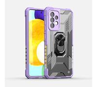 Hülle® Hard PC Case with Bracket Foldable,Anti Vibration & Anti Fall,Comfortable Grip Full Protection Shell Compatible for Samsung Galaxy A52s 5G/A52 5G/A52 4G(4)