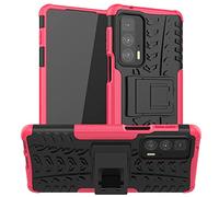 Hülle® Hard PC Case with Bracket Foldable,Anti Vibration & Anti Fall,Comfortable Grip Full Protection Shell Compatible for Motorola Edge 20 Pro(7)