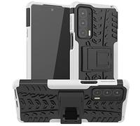 Hülle® Hard PC Case with Bracket Foldable,Anti Vibration & Anti Fall,Comfortable Grip Full Protection Shell Compatible for Motorola Edge 20(2)