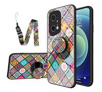 Hülle® Lanyard + Bracket Glass Case Anti-Scratches Compatible for Oppo Find X5 Pro (2)