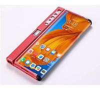 Hülle® Leather Frame Case Foldable,Anti Vibration & Anti Fall,Comfortable Grip Full Protection Shell Compatible for Huawei Mate Xs/Huawei Mate X (4)