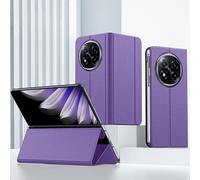 Hülle Magnetic Flip Case for Find N5 Plain Leather + Bracket,Flap Cover Folio Shell for Oppo Find N5(2)