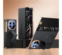 Hülle Magnetic Flip Case for Mate XTs Cover Leather + Wristband + Stand + View Window,Flap Shell Folio Shield for Huawei Mate XTs(4)