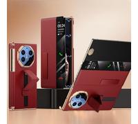 Hülle Magnetic Flip Case for Mate XTs Cover Leather + Wristband + Stand + View Window,Flap Shell Folio Shield for Huawei Mate XTs(1)