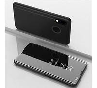 Hülle® Plating Flip Mirror Case for Huawei Honor 8A Pro (Black)