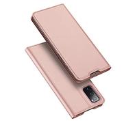 Hülle® PU TPU Flip Case with Card Slot and Stand Function Compatible for Samsung Galaxy S20 FE 5G/Samsung Galaxy S20 FE 4G/Samsung Galaxy S20 Fan Edition/Samsung Galaxy S20 Lite(Rose Gold)