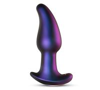 Hueman Asteroid Rimming Anal Plug - The Perfect Toy for Anal Pleasure - Rimming Buttplug with Rotating Beads and 10 Vibration Modus - Insertable Length 4,33 Inch (11,00 cm) - Purple