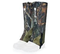Huenco Outdoor Camouflage Snowproof Waterproof Snow Boot Gaiters Legging Gaiter High Leg Cover for Hiking Walking Climbing Hunting