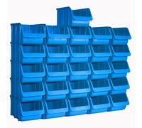 hünersdorff 26 x Storage Boxes in Size 3 Polystyrene High Dimensional Stability and Load Capacity Blue
