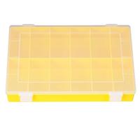 huenersdorff 611800 PP-Classic 12 Compartments Assortment Box - Yellow