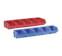 Hünersdorff 656820 Storage Bin Set Red/Blue 10 pieces Durable Design