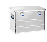 hünersdorff Aluminium Box Professional 73 Litres, Splash-proof with Rubber Seal, Lightweight, Sturdy, Folding Handles, Preparation for Locks, Colour: Silver