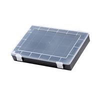 hünersdorff Assortment box: sturdy sorting box (PP-Classic) with fixed compartments (24 compartments), sorting box dimensions: 225 x 335 x 55 mm, made in Germany, 611910