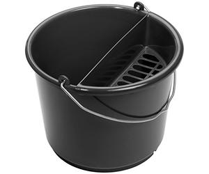 hünersdorff Customer Service Bucket 10 L with Sponge Tray Dark Grey HD-PE
