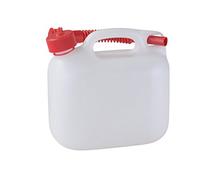 hünersdorff Fuel Canister 811500 Standard 5 L for Petrol, Diesel and Other Dangerous Goods, UN Approval, Made in Germany, TÜV-Tested Production, White