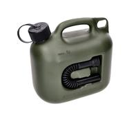 Hünersdorff Premium 5 Litre Petrol Jerry Can (Olive Green Plastic) - UN Appro...
