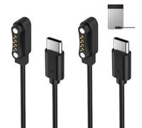 Huenwlp 2PCS Magnetic Charging Cable for PLAUD Note AI Voice Recorder, 1m/3.3ft Type-C Magnetic Replacement Charger Compatible with PLAUD Note AI