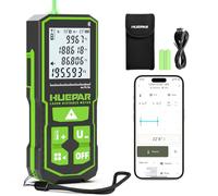 Huepar Bluetooth Laser Measure, 330Ft/100M Laser Distance Meter, S100G-BT