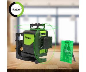Huepar decoration level level AutoLevel Measure Tool Green Cross 8Lines 902CG