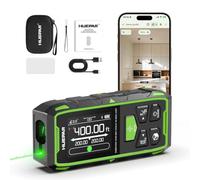 Huepar Dual Laser Distance Meter with Bluetooth, 400ft/120m, BLM-60G-BT