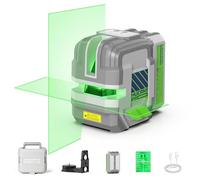 Huepar Pro Laser Level Self Leveling Rechargeable Laser Line Level GK011SG | Pulse Mode, Green Laser Level, USB-C charging, Switchable Line, Magnetic Base, DIY, Sturdy Carry Case