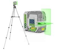 Huepar Pro Laser Level with 140cm Tripod Self Leveling Rechargeable Laser with Pulse Mode for Outdoor, Switchable Line, with 360° Magnetic Base, for DIY, Construction, Decoration