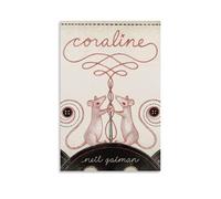 HUERIER Coraline By Neil Gaiman Poster for Room Aesthetic Canvas Wall Art Decor Room Canvas Artistic Bedroom Poster12x18inch(30x45cm) Unframe-style