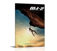 HUERIER Mission Impossible Poster for Room Aesthetic Canvas Wall Art Decor Room Canvas Artistic Bedroom Poster08x12inch(20x30cm) Frame-style