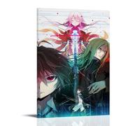 HUERWJRBJ Guilty Crown Anime Poster Modern Art Paintings Aesthetic Canvas Cover Wall Art Posters Suitable for Any Location 20x30inch(50x75cm) Frame-style