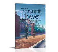 HUERWJRBJ The Fragrant Flower Blooms With Dignity Poster Modern Art Paintings Aesthetic Canvas Cover Wall Art Posters Suitable for Any Location 24x36inch(60x90cm) Frame-style