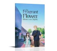 HUERWJRBJ The Fragrant Flower Blooms With Dignity Poster Modern Art Paintings Aesthetic Canvas Cover Wall Art Posters Suitable for Any Location 24x36inch(60x90cm) Frame-style