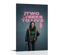 HUERWJRBJ Two Weeks to Live TV Series Poster Modern Art Paintings Aesthetic Canvas Cover Wall Art Posters Suitable for Any Location 08x12inch(20x30cm) Frame-style