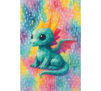 Hues of June Dragon || Lined Notebook, 6x9, 120 Pages: Journal for Pride Month, Summer Notes, or Daily Joy
