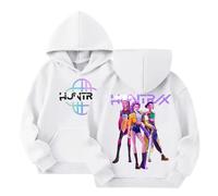 Huesdet Korean Pop Movie Trends Sweatshirt Pullover Hoodies Girls South Korea Pop Singer Printed Hip Hop Fashion Long Sleeve Hooded Tshirt for Boys
