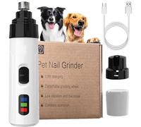 Huesom Silent Groom Pro Nail Grinder, Super Quiet for Home Use Pet Nail Clipper, Rechargeable USB Charging Pet Nail Grinder for Dog&Cat (1 PCS)